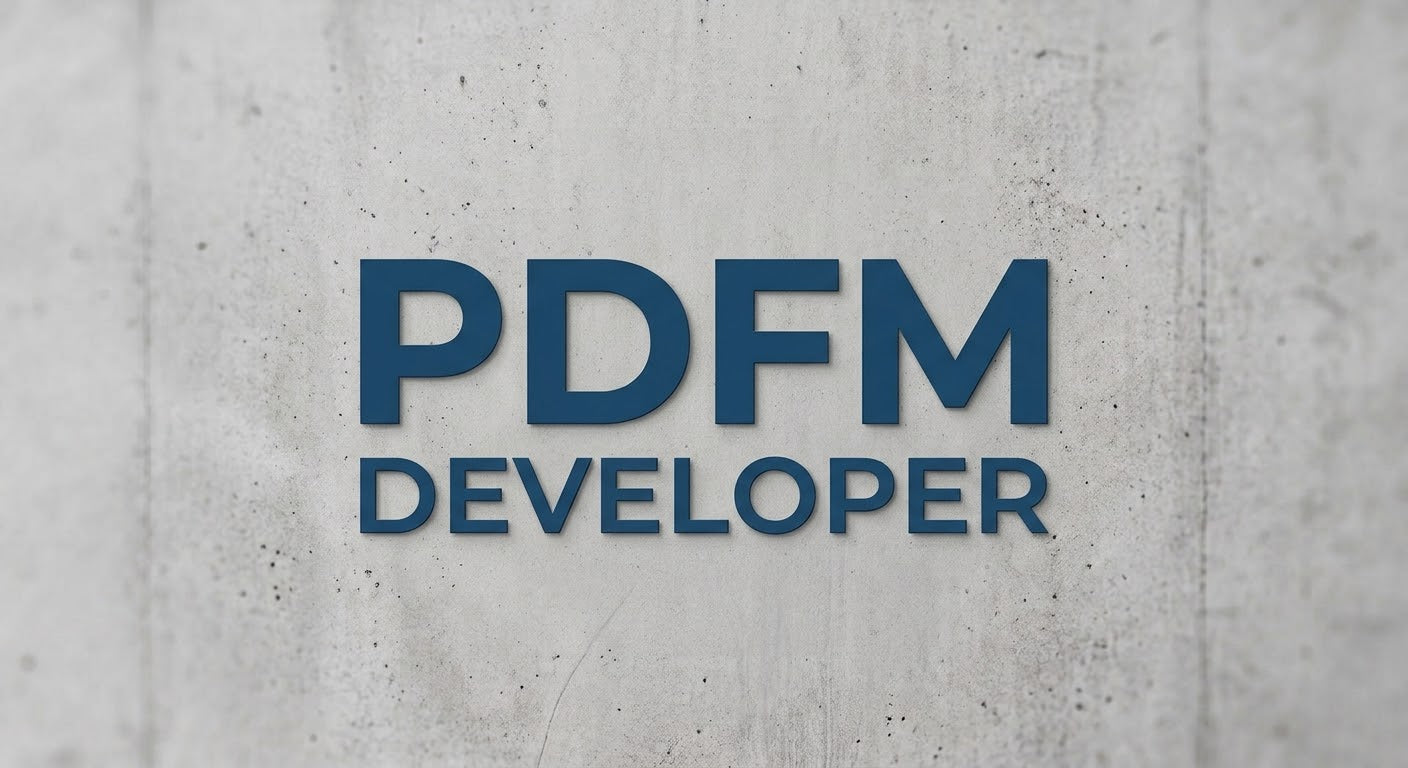 PDFM Developer